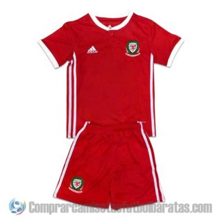 Camiseta Gales Primera Nino 2018 Camiseta Gales Primera Nino 2018