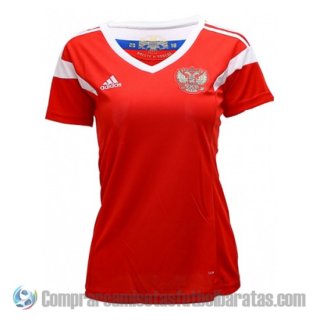 Camiseta Rusia Primera Mujer 2018 Camiseta Rusia Primera Mujer 2018
