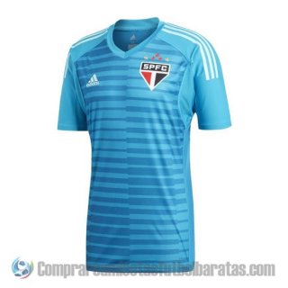 Camiseta Sao Paulo Portero 18-19 Azul