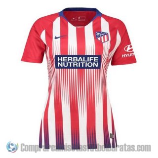 Camiseta Atletico Madrid Primera Mujer 18-19 Camiseta Atletico Madrid Primera Mujer 18-19