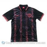 Camiseta Polo del Paris Saint-Germain 19-20 Negro y Rosa