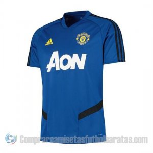 Camiseta de Entrenamiento Manchester United 2019-20 Azul