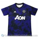Camiseta de Entrenamiento Manchester United 19-20 Azul
