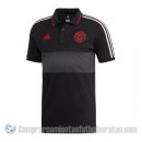 Camiseta Polo del Manchester United 19-20 Negro