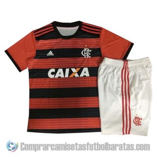 Camiseta Flamengo Primera Nino 18-19 Camiseta Flamengo Primera Nino 18-19