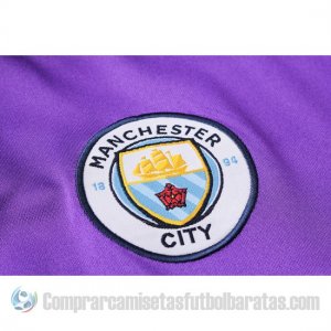 Chandal con Capucha del Manchester City 19-20 Purpura