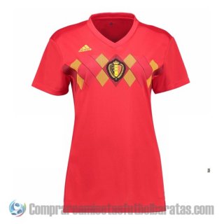 Camiseta Belgica Primera Mujer 2018 Camiseta Belgica Primera Mujer 2018