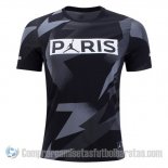 Camiseta de Entrenamiento Paris Saint-Germain Jordan Tag 19-20 Negro