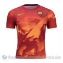 Camiseta Pre Partido del Roma 19-20 Naranja