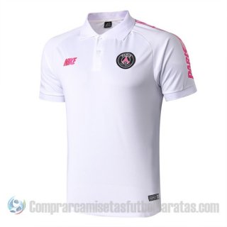 Camiseta Polo del Paris Saint-Germain 2019-2020 Blanco