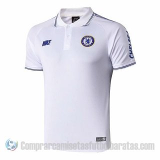 Camiseta Polo del Chelsea 19-20 Blanco