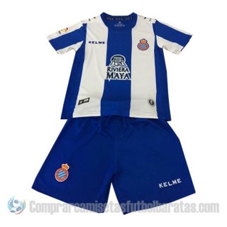Camiseta Espanyol Primera Nino 18-19 Camiseta Espanyol Primera Nino 18-19