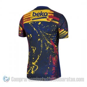 Camiseta Pre Partido del Barcelona 2020 Azul