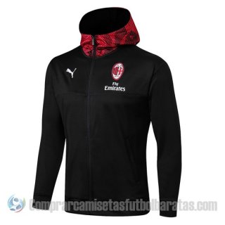 Chaqueta con Capucha del AC Milan 19-20 Negro