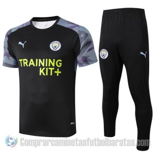 Chandal del Manchester City Manga Corta 19-20 Negro Chandal del Manchester City Manga Corta 19-20 Negro