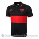 Camiseta Polo del Roma 19-20 Negro