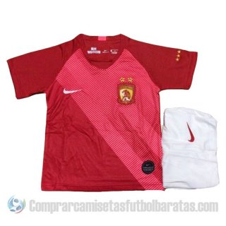 Camiseta Guangzhou Evergrande Primera Nino 2019 Camiseta Guangzhou Evergrande Primera Nino 2019