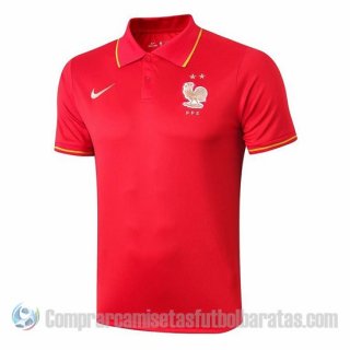Camiseta Polo del Francia 19-20 Rojo Camiseta Polo del Francia 19-20 Rojo