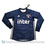 Camiseta Sao Paulo Portero Manga Larga 19-20 Azul