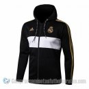 Chaqueta con Capucha del Real Madrid 19-20 Negro