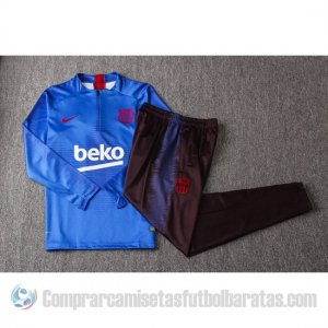 Chandal del Barcelona 19-20 Azul y Blanco