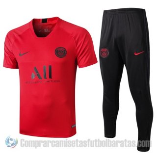 Chandal del Paris Saint-Germain Manga Corta 2019-20 Rojo