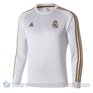 Sudadera del Real Madrid 19-20 Blanco y Oro Sudadera del Real Madrid 19-20 Blanco y Oro