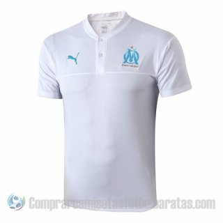 Camiseta Polo del Olympique Marsella 19-20 Blanco