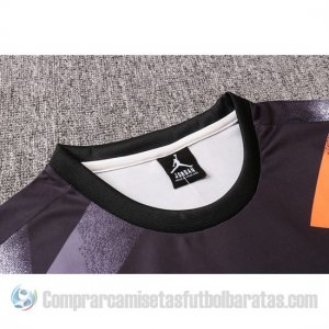 Camiseta de Entrenamiento Paris Saint-Germain Jordan 19-20 Negro