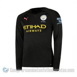 Camiseta Manchester City Segunda Manga Larga 19-20