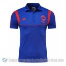 Camiseta Polo del Manchester United 19-20 Azul