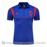 Camiseta Polo del Manchester United 19-20 Azul