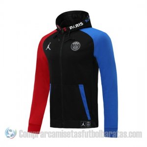 Chaqueta con Capucha del Paris Saint-Germain 20-21 Azul y Rojo