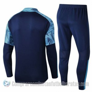 Chandal del Olympique Marsella 19-20 Azul Oscuro