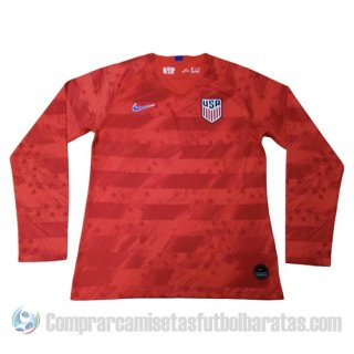 Camiseta Estados Unidos Segunda Manga Larga 2019 Camiseta Estados Unidos Segunda Manga Larga 2019