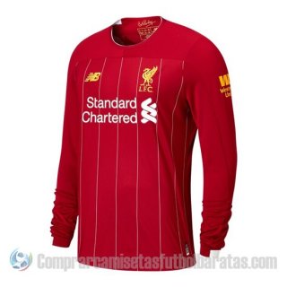 Camiseta Liverpool Primera Manga Larga 19-20 Camiseta Liverpool Primera Manga Larga 19-20