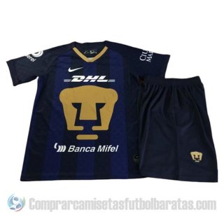 Camiseta Pumas UNAM Segunda Nino 19-20 Camiseta Pumas UNAM Segunda Nino 19-20