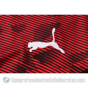 Chandal del AC Milan Manga Corta 19-20 Rojo y Negro