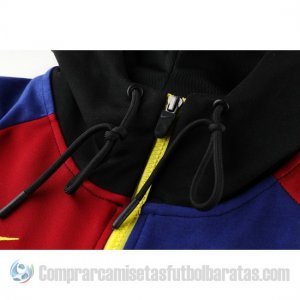 Chandal con Capucha del Barcelona 20-21 Negro