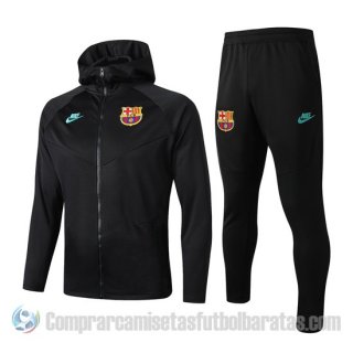 Chandal con Capucha del Barcelona 19-20 Gris Chandal con Capucha del Barcelona 19-20 Gris