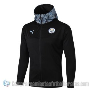 Chaqueta con Capucha del Manchester City 19-20 Negro