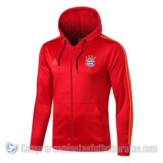 Chaqueta con Capucha del Bayern Munich 19-20 Rojo