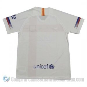 Camiseta de Entrenamiento Barcelona 19-20 Blanco