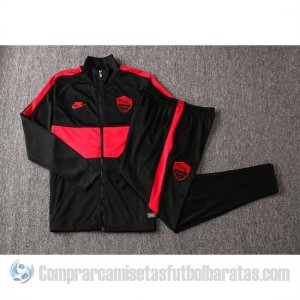 Chandal del Roma 19-20 Negro y Rojo