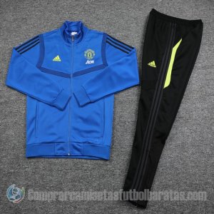 Chandal del Manchester United Nino 19-20 Azul