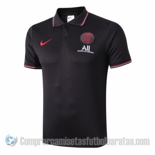 Camiseta Polo del Paris Saint-Germain 2019-2020 Negro Camiseta Polo del Paris Saint-Germain 2019-2020 Negro