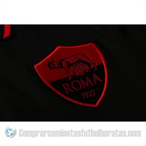 Camiseta Polo del Roma 19-20 Negro