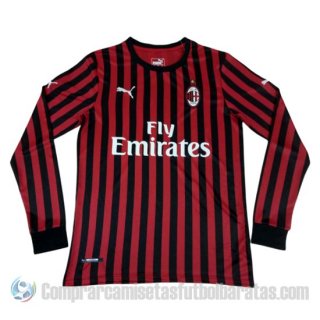 Camiseta AC Milan Primera Manga Larga 19-20 Camiseta AC Milan Primera Manga Larga 19-20