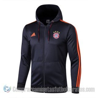 Chaqueta con Capucha del Bayern Munich 19-20 Azul