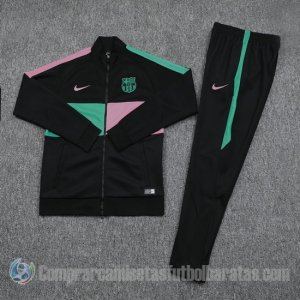 Chandal de Chaqueta del Barcelona 20-21 Rosa y Verde